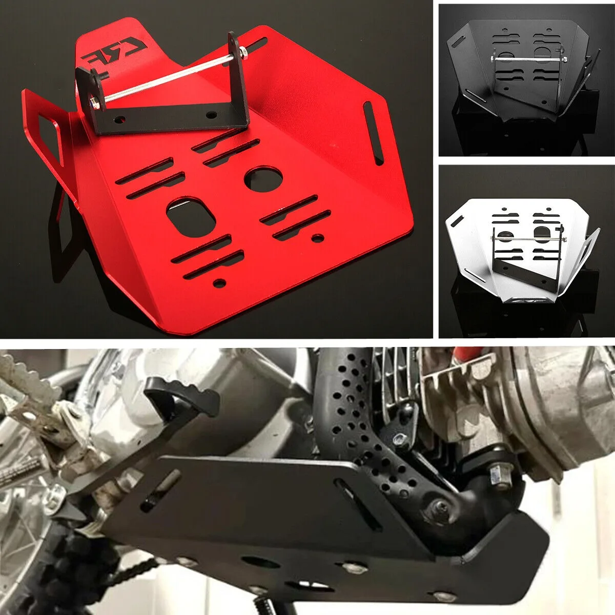 

Front Skid Plate Engine Lower Guard Bash Cover For HONDA CRF110F CRF 110F 2013-2024 Motorcycle Accessories