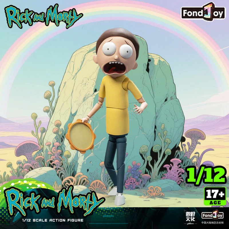 

2025 Fondjoy Genuine Rick And Morty Anime Figure 1/12 Action Model Ornament Trendy Toys Collection Dolls Boys Christmas Gifts