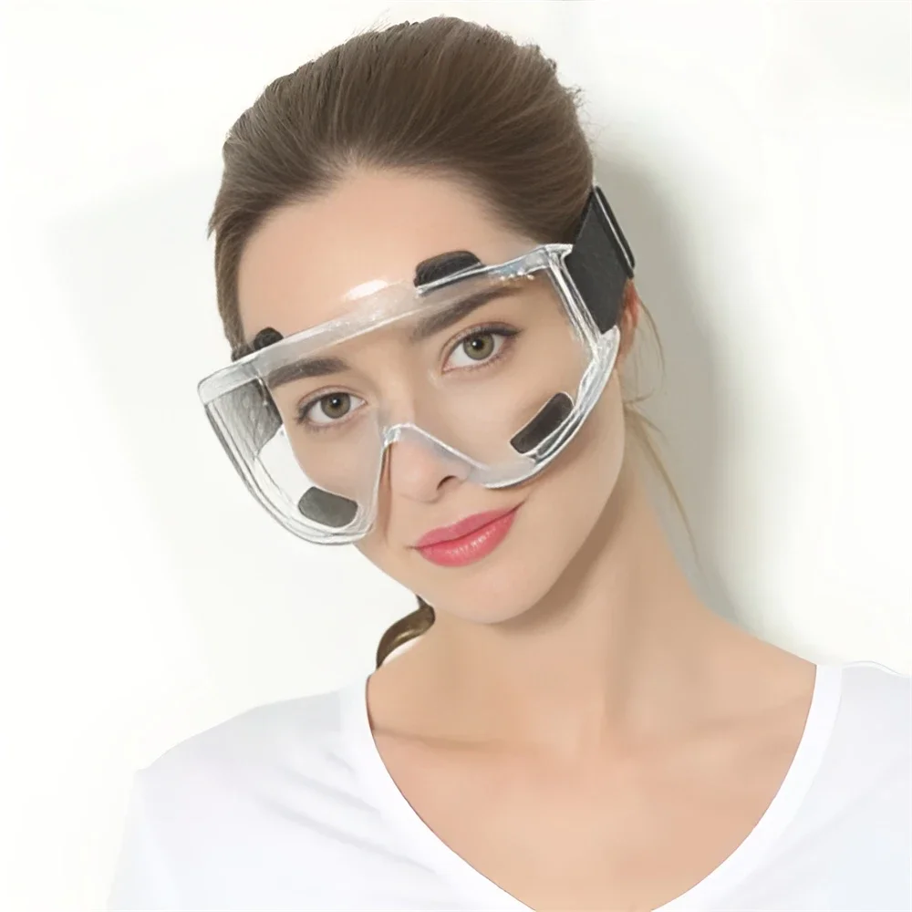 Anti Fog Safety Glasses Anti-splash Dust Sand Goggles Chemical Spray Large Size Industrial Lab Construction Art Create Eyewear