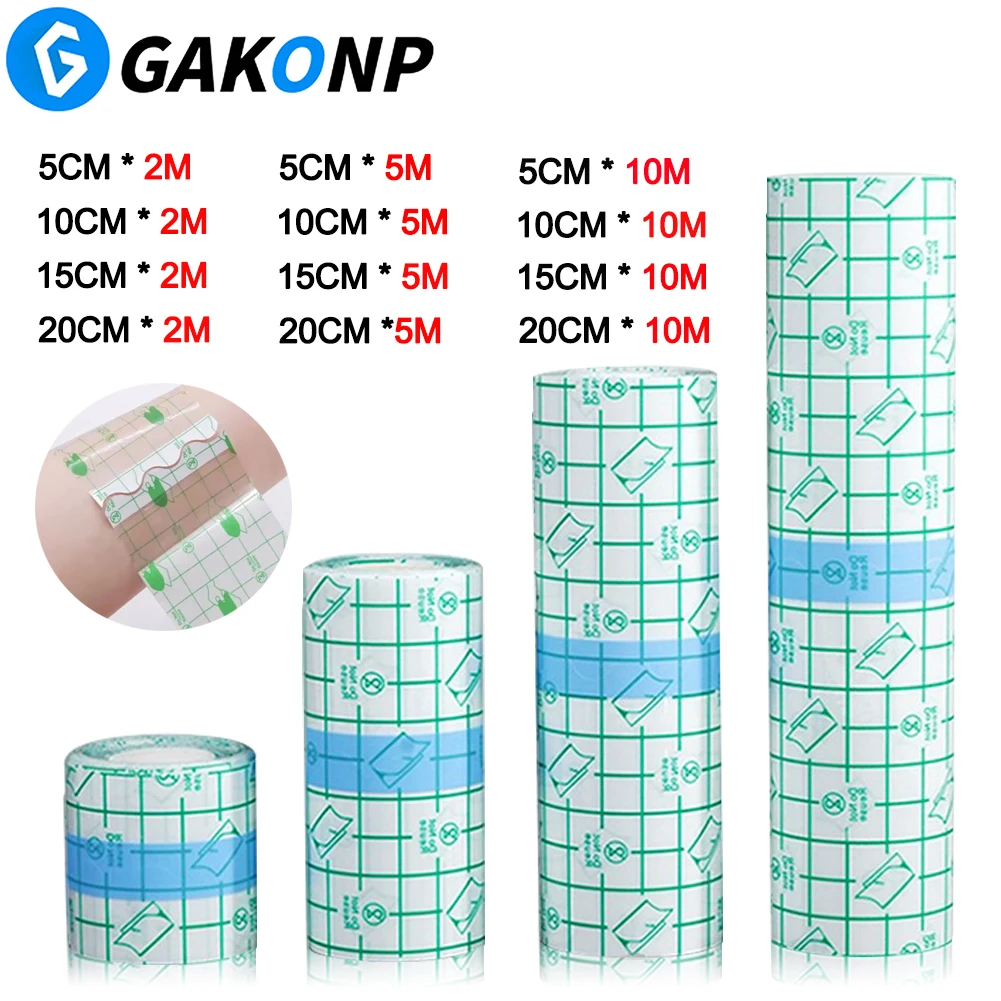 2/5/10m Waterproof Tattoo Film Aftercare Protective Skin Healing Tattoo Adhesive Bandages Repair Tattoo Accessories PU Tape