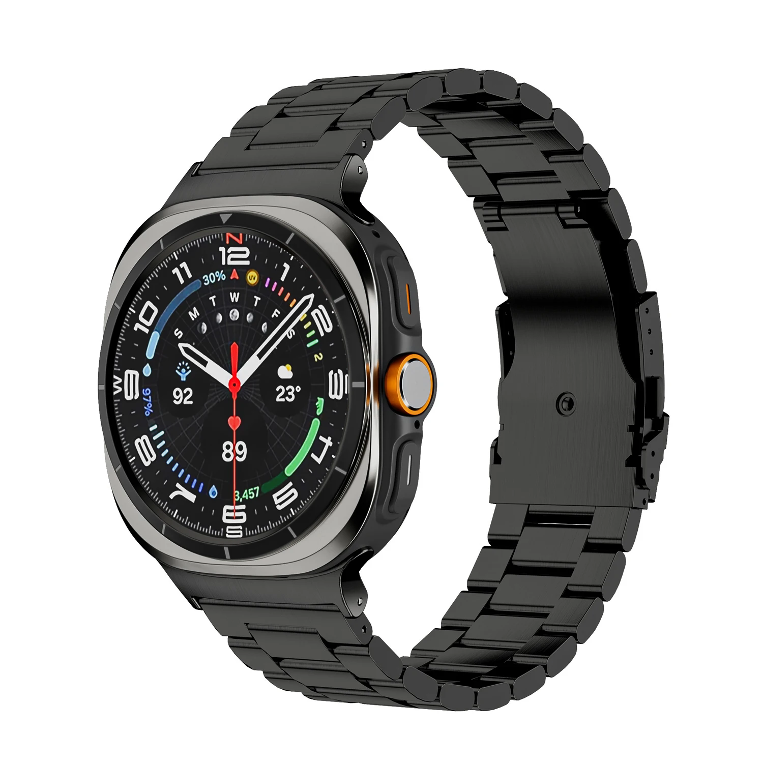 Metallarmband für Samsung Galaxy Watch Ultra2 2026 2025 Luxus Herrenarmband Edelstahlarmband für Samsung Galaxy Ultra 47mm. – Detail 19