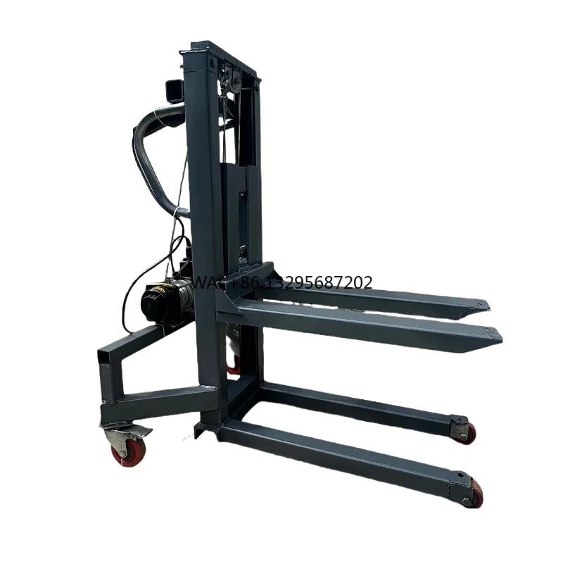 

Portable Truck Mounted Forklifts Self Loading Fork Lift Elevator Electric Hoist for Material Handling