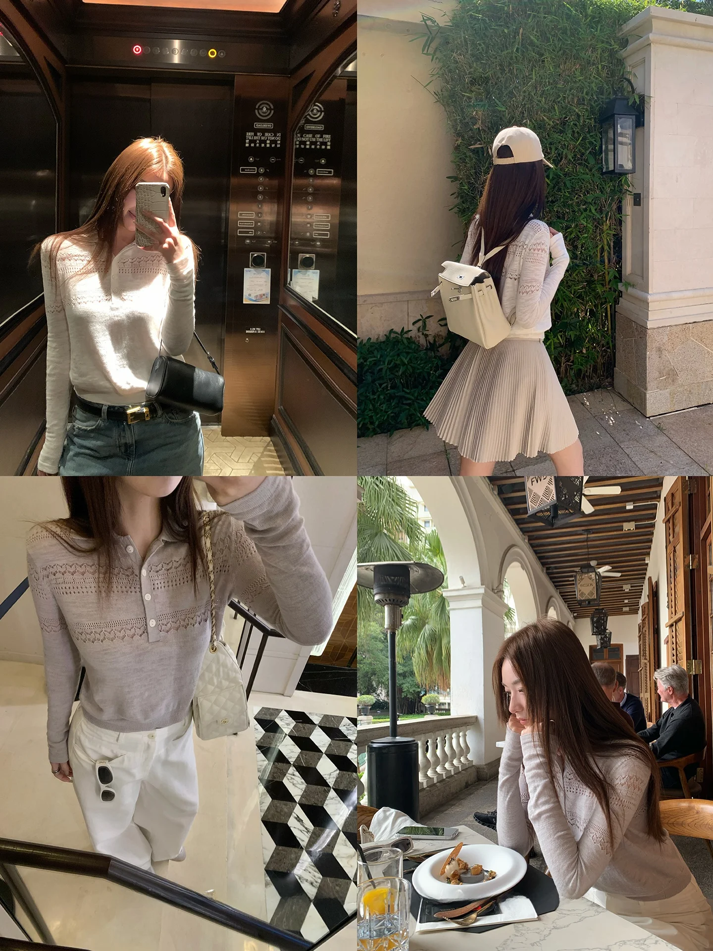 

Spring Utopia Lin2 Collar Hollow out Long Sve Knitted Top ort Fit High Cotton Ladies Casual Sle Soft Fabric