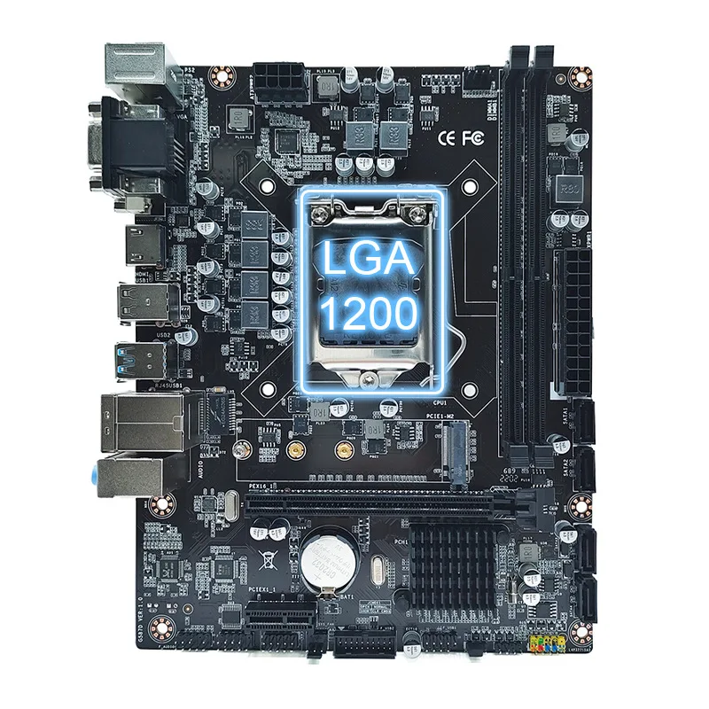 H510 Desktop Computer Motherboard Support 10-11Generation CPU LGA1200  Memory DDR4 Dual Channel Dual Channel Memory