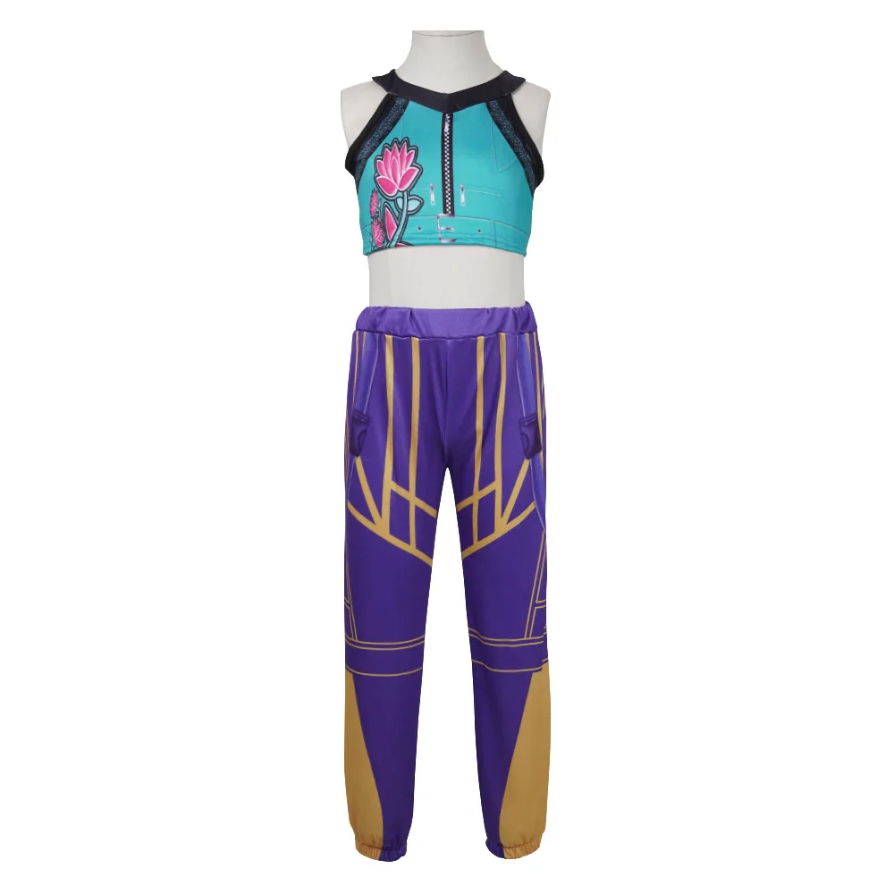 أزياء الهالوين هنتركس KPop شيطان الصيادين ميرا زوي رومي أزياء تنكرية للأطفال أطفال بنات كوسبلاي أنيمي موحدة هدايا #3