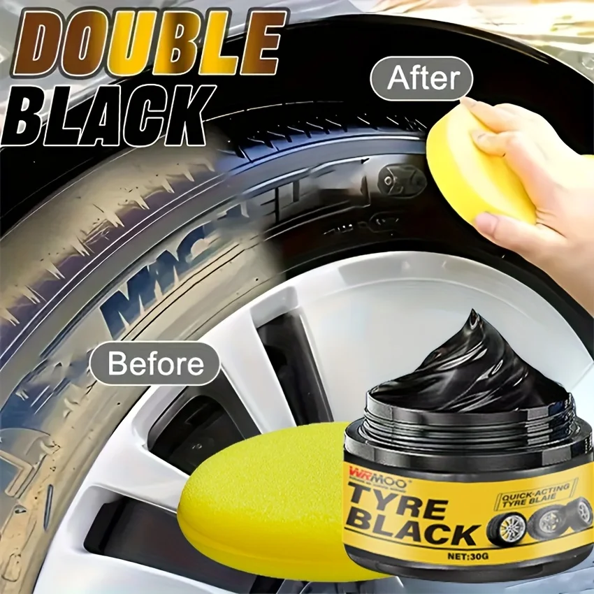 

Воск для блеска автомобильных шин премиум-класса — долговечная защита, подходит для обновления резины, пластиковых деталей, внутреннего блеска и протектора шин