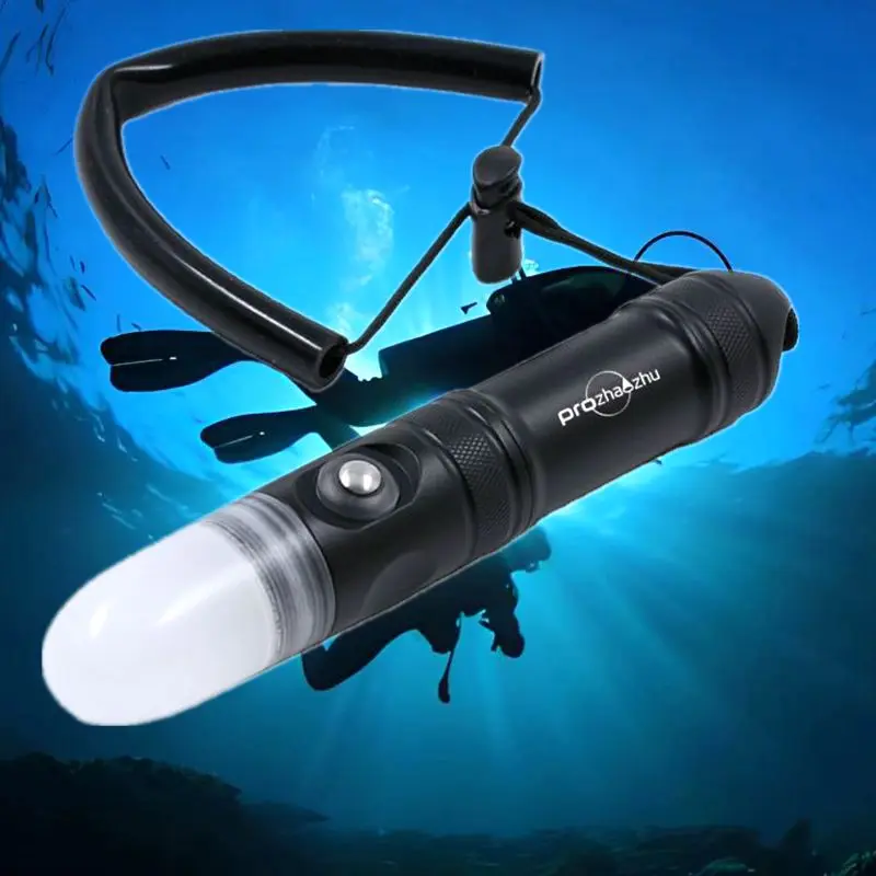 luz de sinal de mergulho autonomo ip68 underwater led strobe light lampada recarregavel 100m 4000 lumen 01