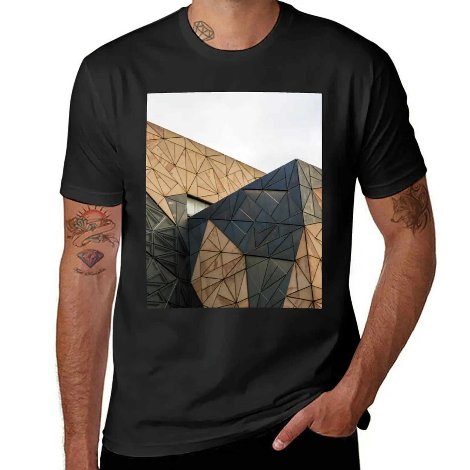 federation triangles T-Shirt customs design your own cute tops customs summer tops t shirt for men