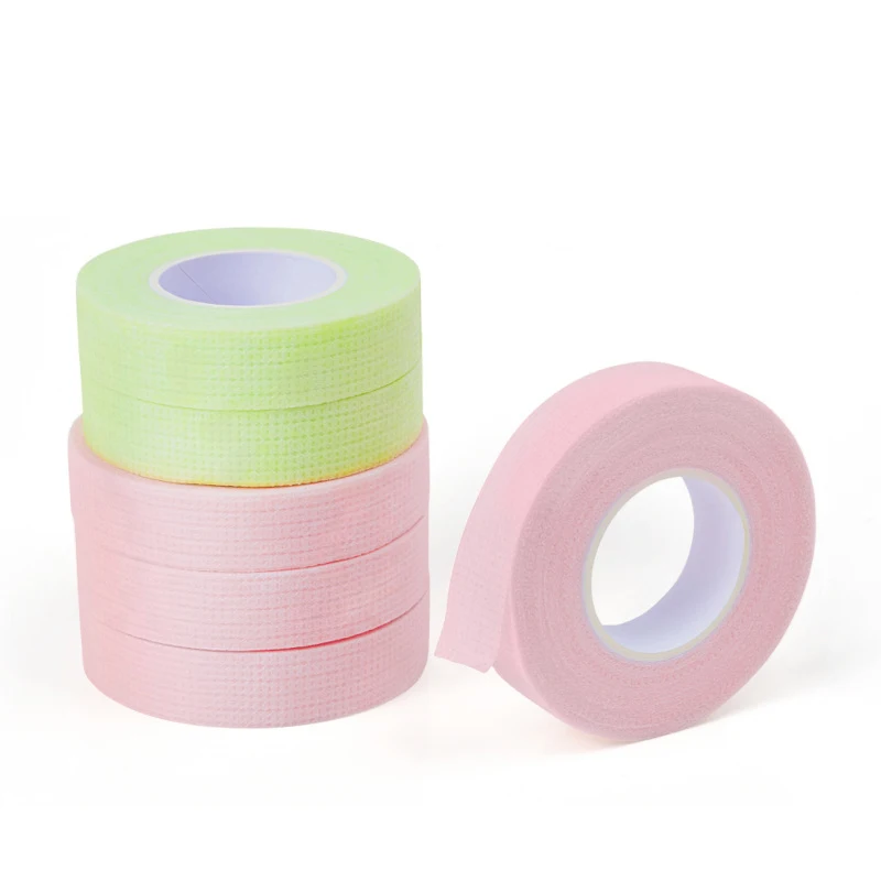Wimper Tape 5 Rolls Ademend Non-woven Doek Plakband Voor Hand Oog Stickers Makeup Tools Eye Patches Voor extension