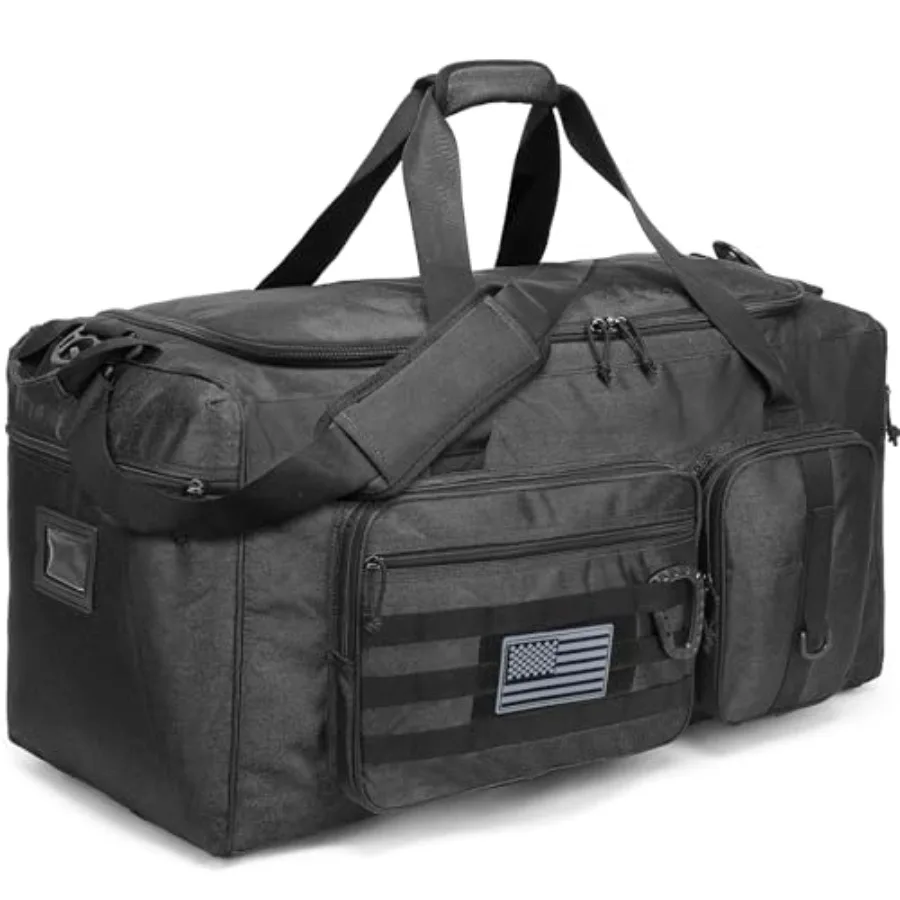 

120L Extra Large Gym Duffle Bag for Men Women 32" Heavy Duty Duffel Bags for Travel with Shoes Compartment Tactical Sports Gym