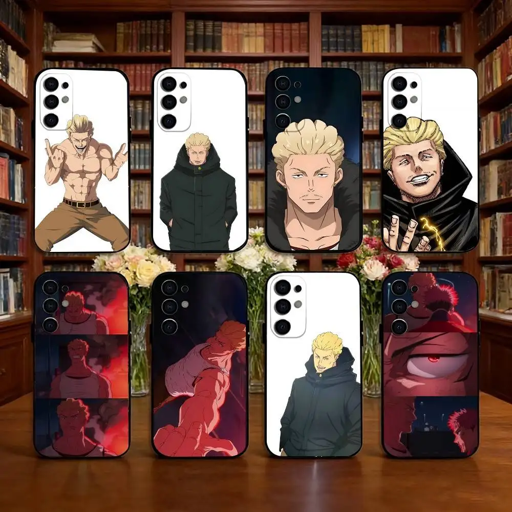 Anime K-Kinji Hakari Jujutsu  Phone Case For Samsung S25,S24,S21,S22,S23,S30,Ultra,S20,Plus,Fe,Soft Silicone Black Cover