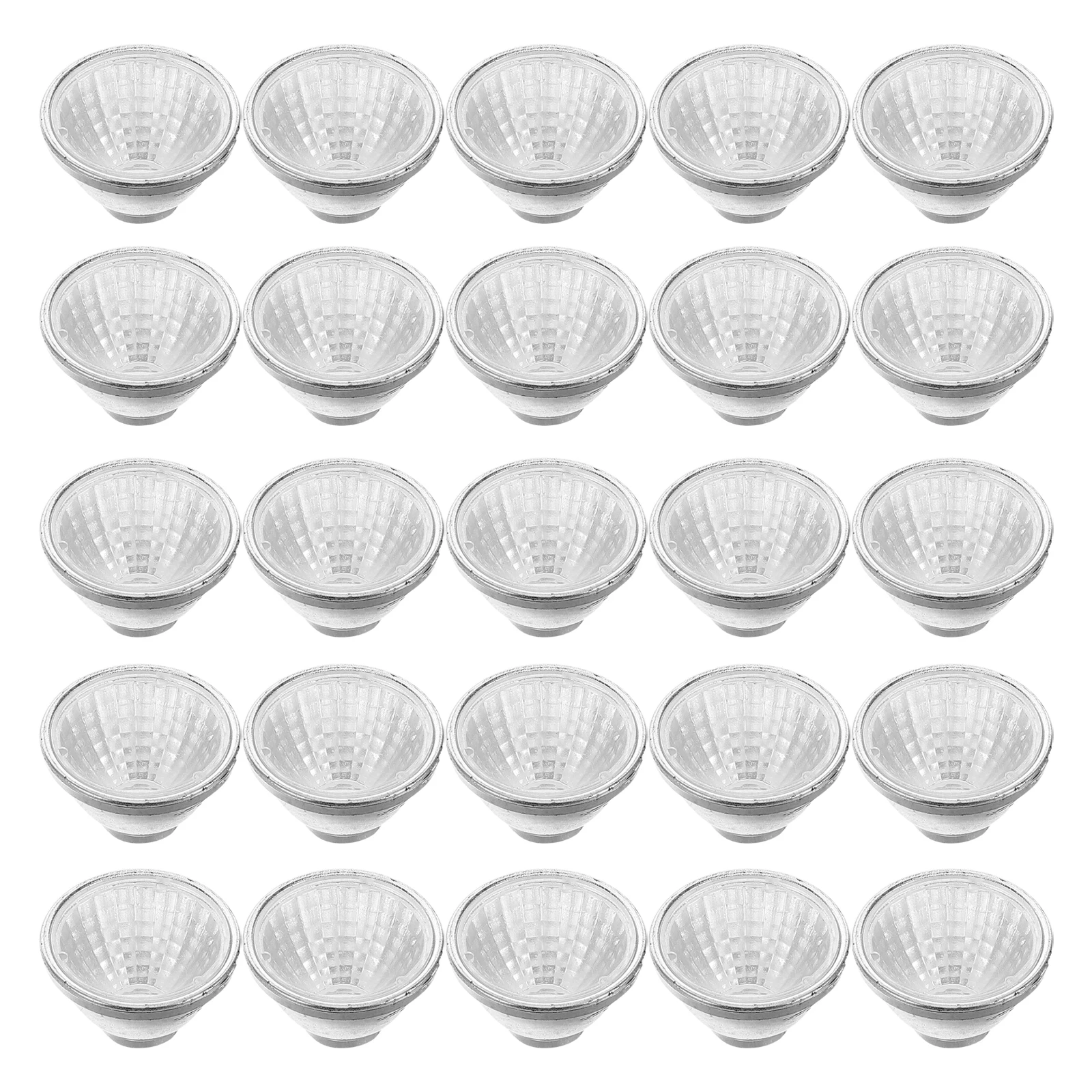 

100 Pcs Outdoor Statue Eyes DIY Replacement Spotlight Lamp Shade for Repair Decorative Plastic Beads Solar Garden Accessories