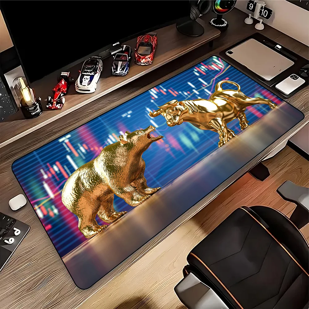 

Stock Market Chart Grande Mouse Pad Gaming Mouse Mat Computer Gamer Playmat Mat Xxl Size Mousepad Office Rubber Desk Mat XXL