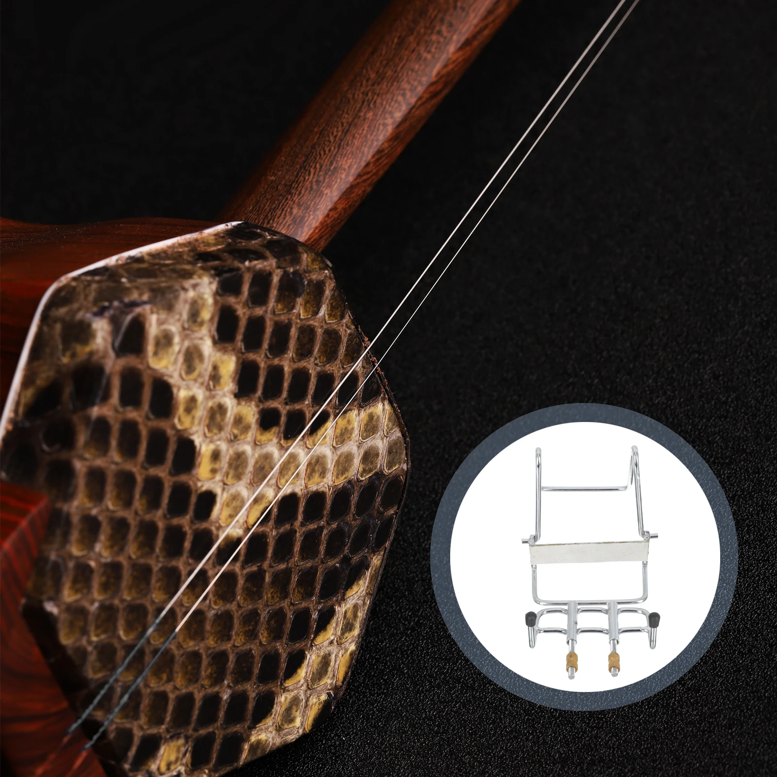 

Erhu Waist Support Holder Stand Portable Accessories Bracket Iron Simple Mikinona