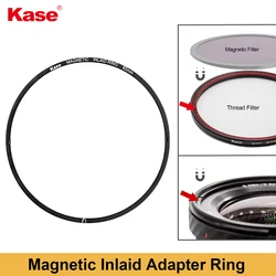 Kase 49-95mm Magnetic Inlaid Lens Filter Adapter Ring for Magnetic Filter / Magnetic Lens Cap