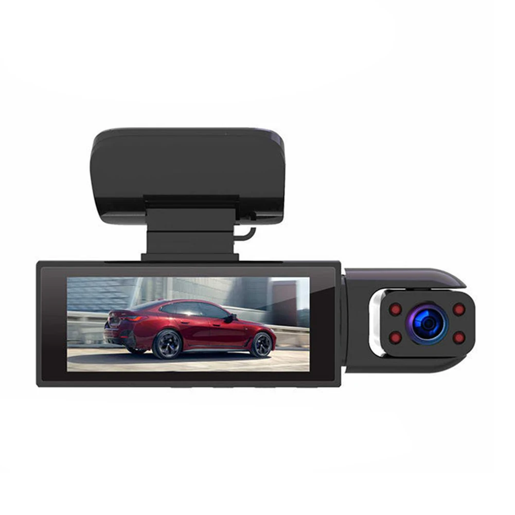 

HD1080P Dual Dash Cam Front and Rear or Inside Wide Angle Car Camera Loop Recording 24H Parking Mode G-Sensor Dashcams