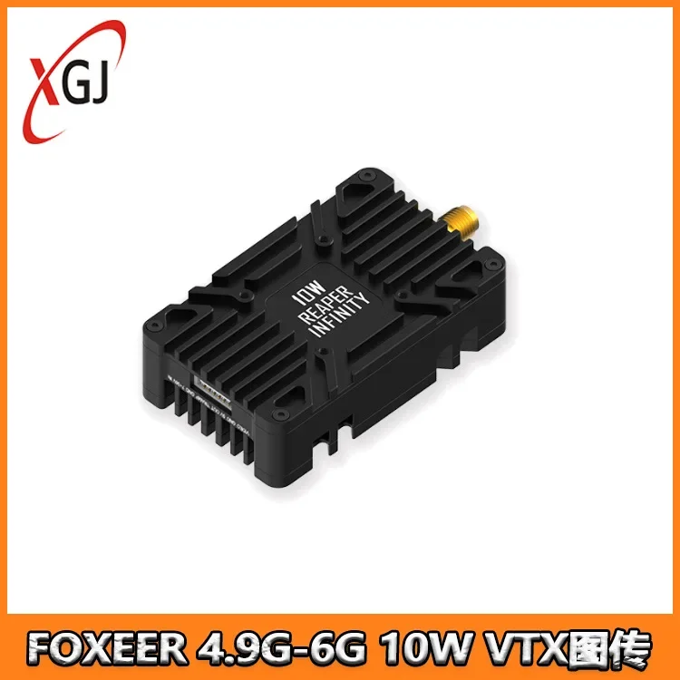 FOXEER 6G 10W VTX Transmitter High Power 80CH Long Range Pit Mode FPV 48CH Video Transmission Module for FPV Racing Drones and