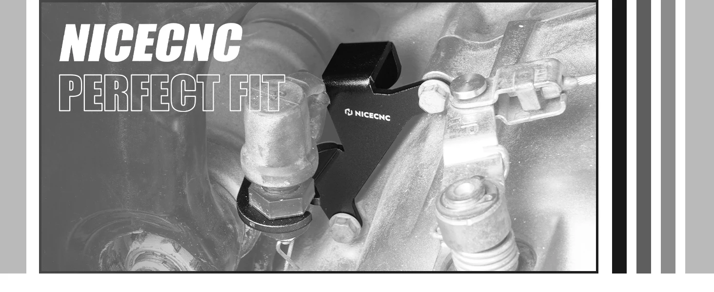 NICECNC ATV Bremsleitungsklemme Kabelschlauchführungshalter für Yamaha RAPTOR 700 2006–2022 RAPTOR 700R 2011–2012 OEM 1S3-1546C-00-00 – Detail 3