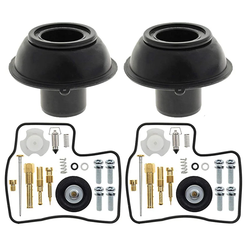 

12X Repair Kit Carburetor Diaphragm Plunger With Needle For Honda Steed Shadow VLX 400
