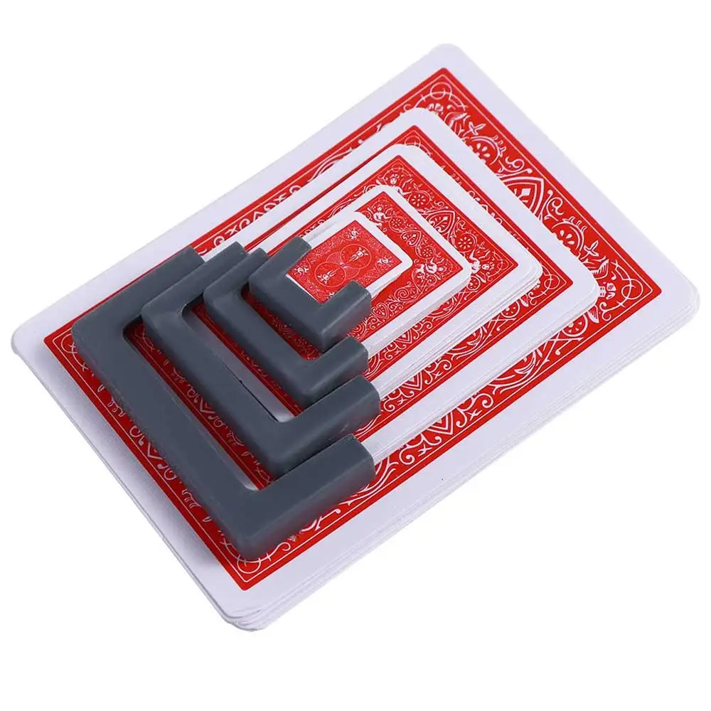 خدعة الساحر الكبيرة إلى الصغيرة الألعاب التفاعلية تقلص بطاقات الخدع السحرية تقلص بطاقات كبيرة إلى صغيرة أوراق اللعب ألعاب سحرية