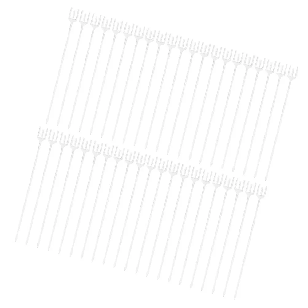 

50pcs Flower Arrangement Card Holders Plastic Table Name Place Memo Photo Stand Clips Wedding Party Decoration Floral Supplies