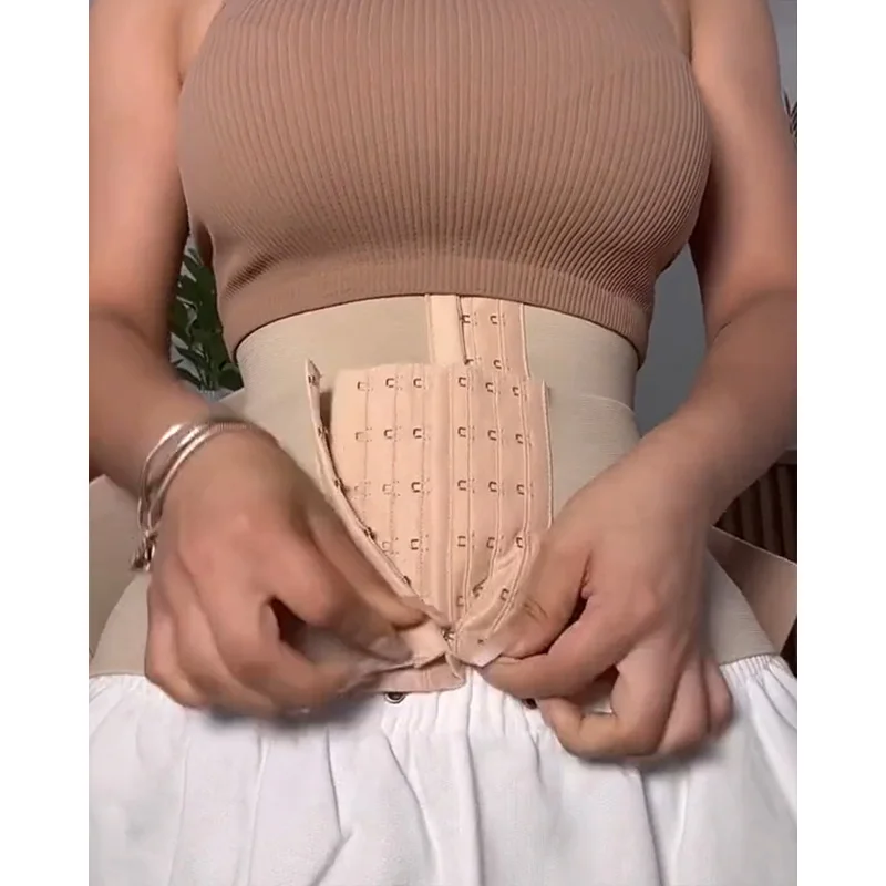 Belly Slimming Tummy Control with Hooks Butt Lifter Shapewear Underwear Seamless High Waist Trainer Corset fajas Colombianas