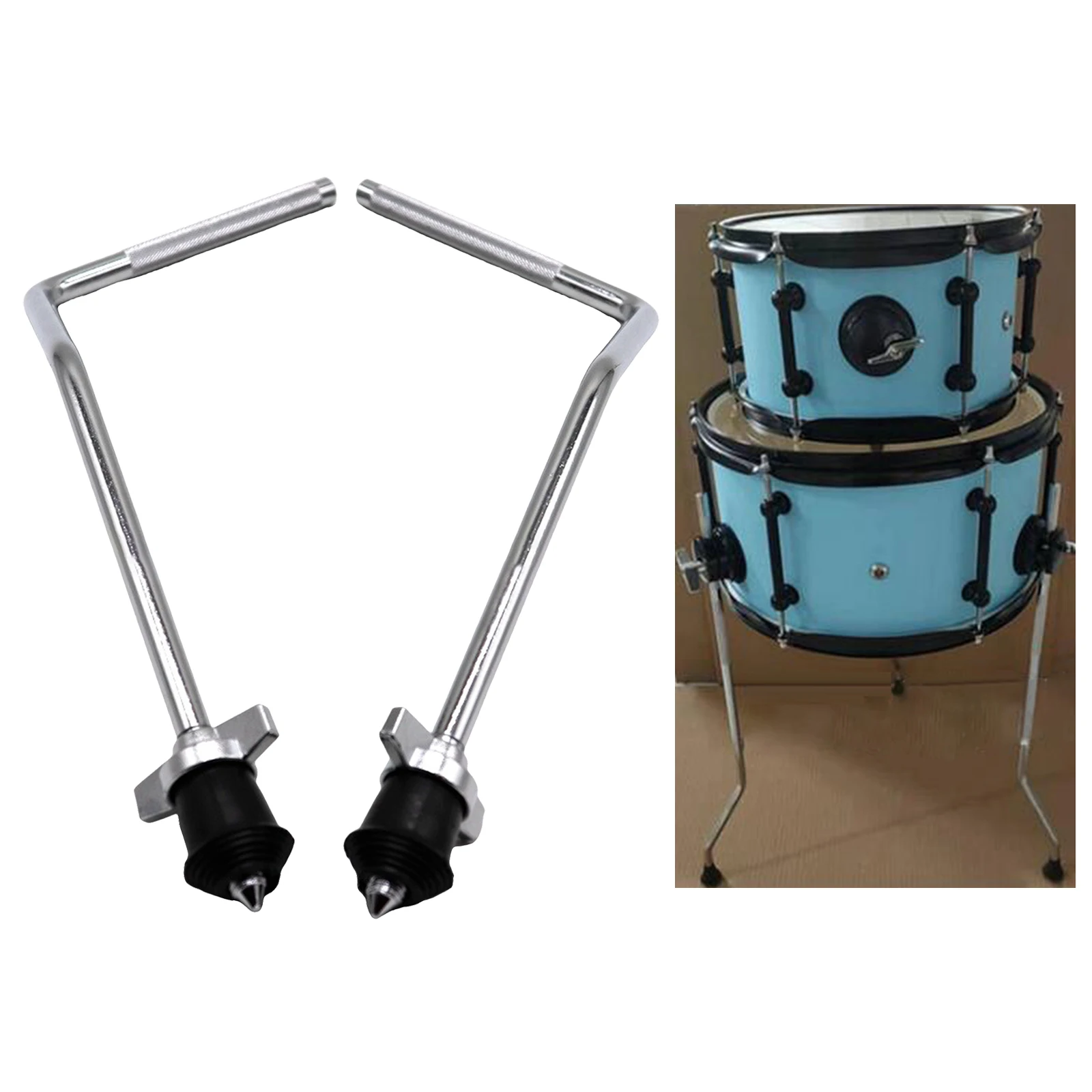 Floor Tom Legs Drum Stand Adjuster Tom Feetdrum Set for Percussion Instrument Parts Durable Tom Feetdrum Set Adjuster Drum Stand