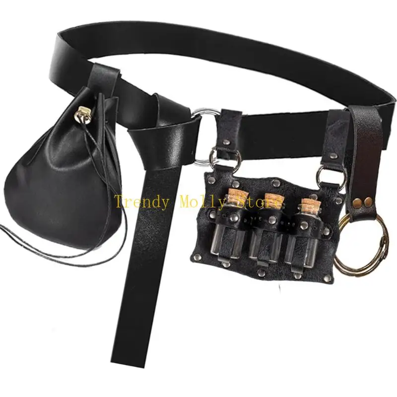 N5KB ハロウィン ヴァイキング コスチューム アクセサリー 中世の騎士の衣装 大人男性用