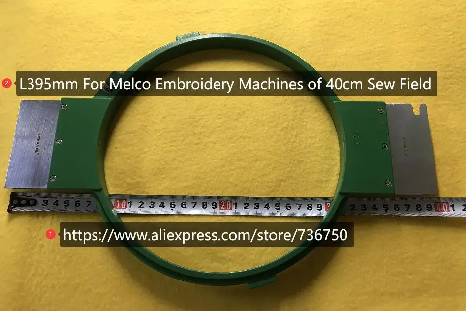 Melco Frame Hoop Bastidores Melco Embroidery Machine Spare Parts L395mm For 400mm Sew Field