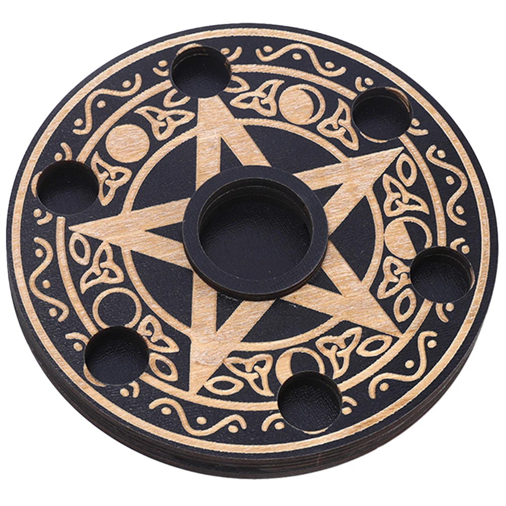 

Crystal Ball Stand Wooden Sphere Ball Displaying Base Base Holder Vintage Table Rack Home Office Stone Craft Gift