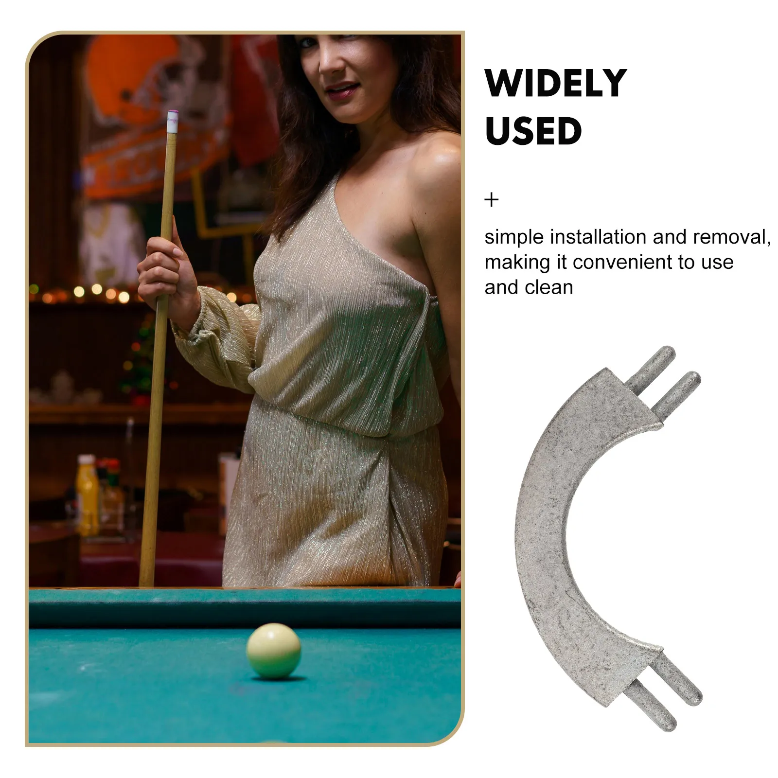 

Thickened Aluminum Corner Protectors For Billiard Pool Table Pocket Hardware Accessories -Lasting