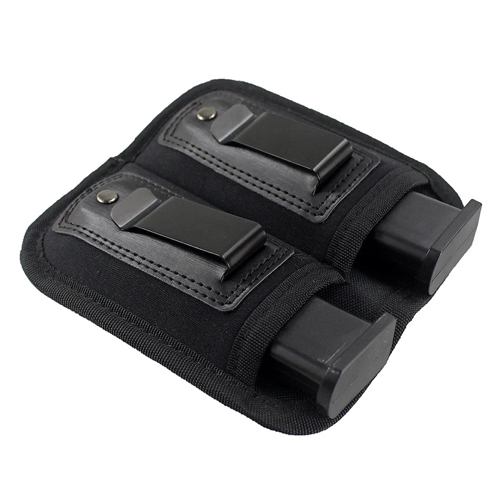 Einzel-/Doppelt verdeckte Magazintasche für 9 mm.40.45.380.357 IWB Mag Holster Outdoor Jagd Gürteltasche Messer Taschenlampentasche – Detail 8