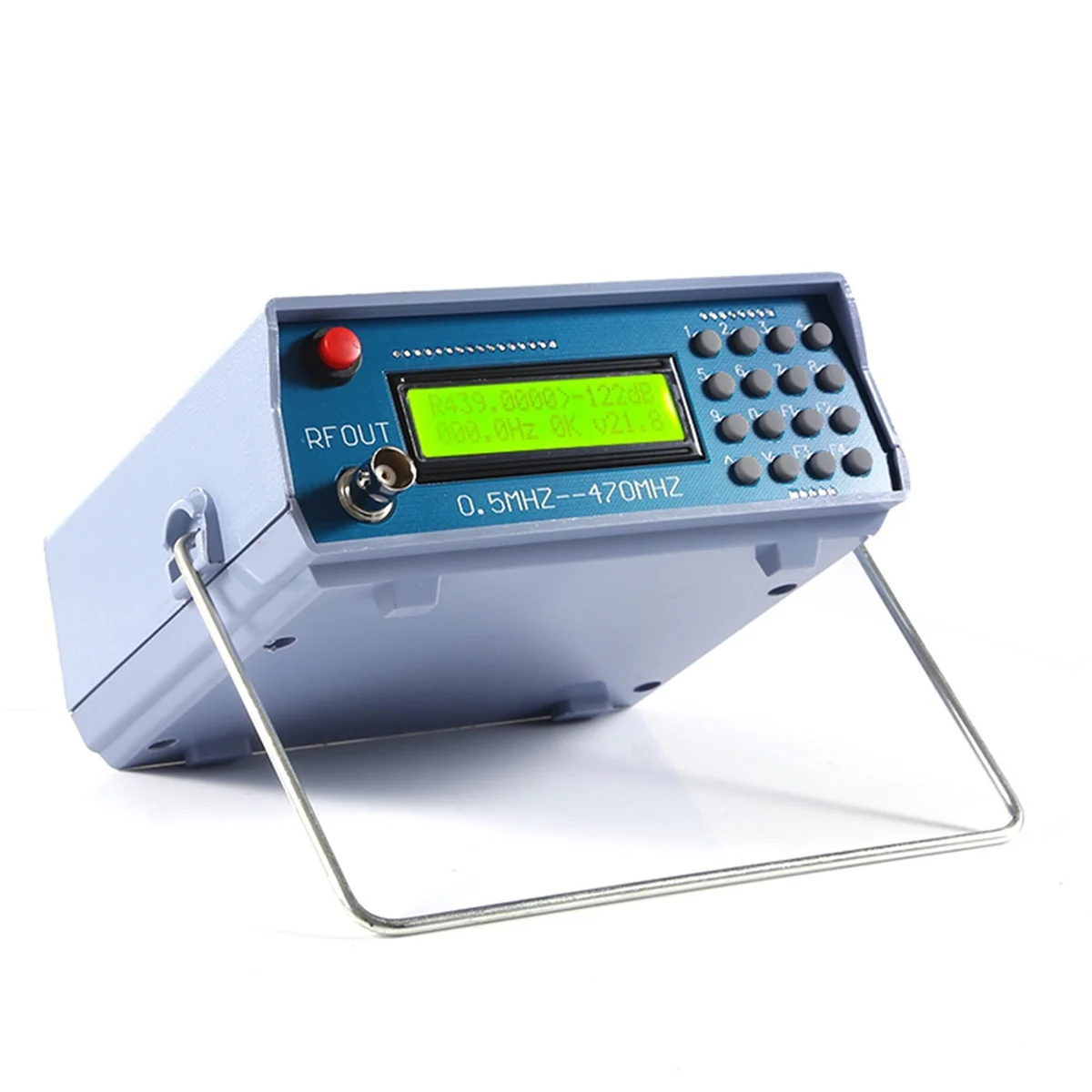 Generador de radio HOHO Preciso 0,5 M‐470 MHz Medidor Probador Generador Estable 800 Hz Modulación tonificante Robusto para intercomunicador