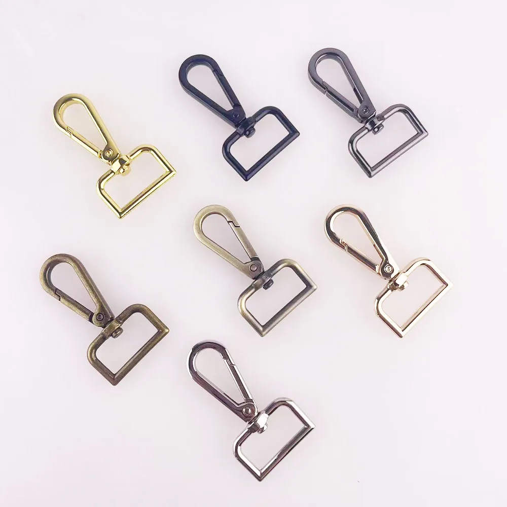 20Pcs 25mm 1 inch Metal Connector Buckle For Bag Strap Hanger Luggage Dog Collar Swivel Clasps Trigger Clips Snap Hook DIY Craft
