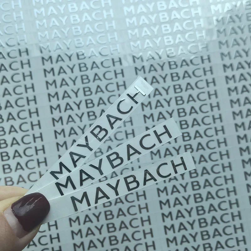 

5x0.6cm Tiny Thin Nickle Car Emblem for Mercedes Benz Maybach S400 S450 S500 S680 Lower Steering Wheel Nameplate Logo Sticker