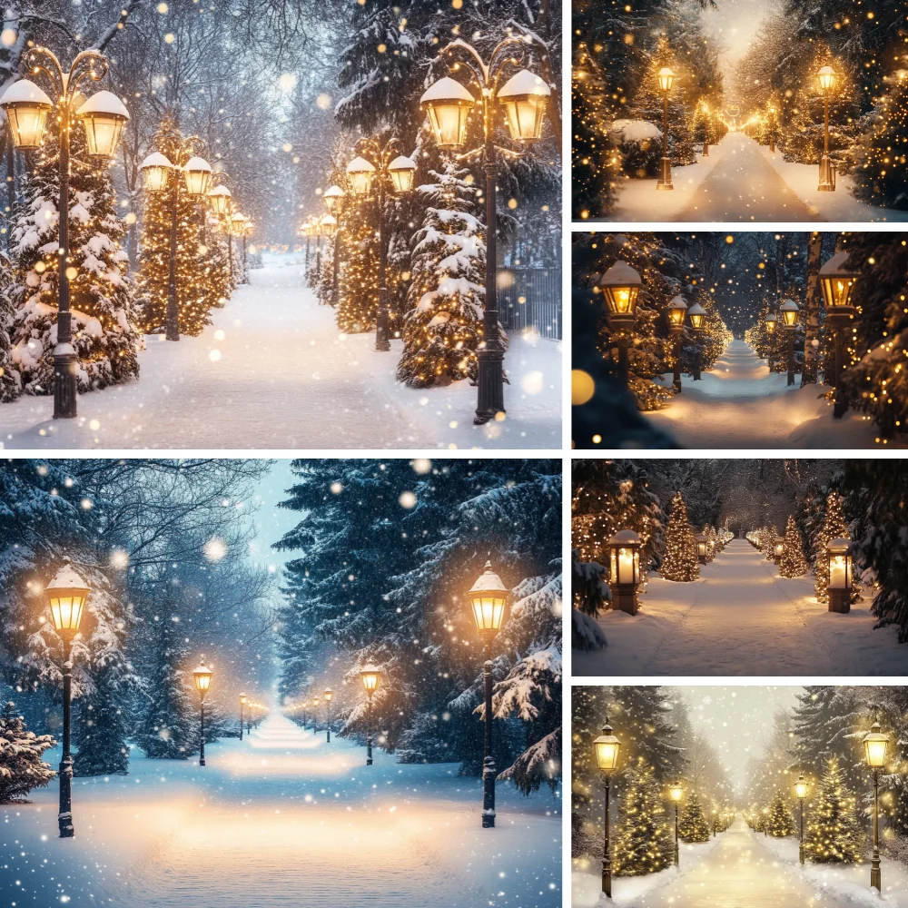 

Gold Glitter Winter Christmas Backgrounds for Photographs Xmas Tree Snow Snowflake Christmas Kids Portrait Photography Backdrop