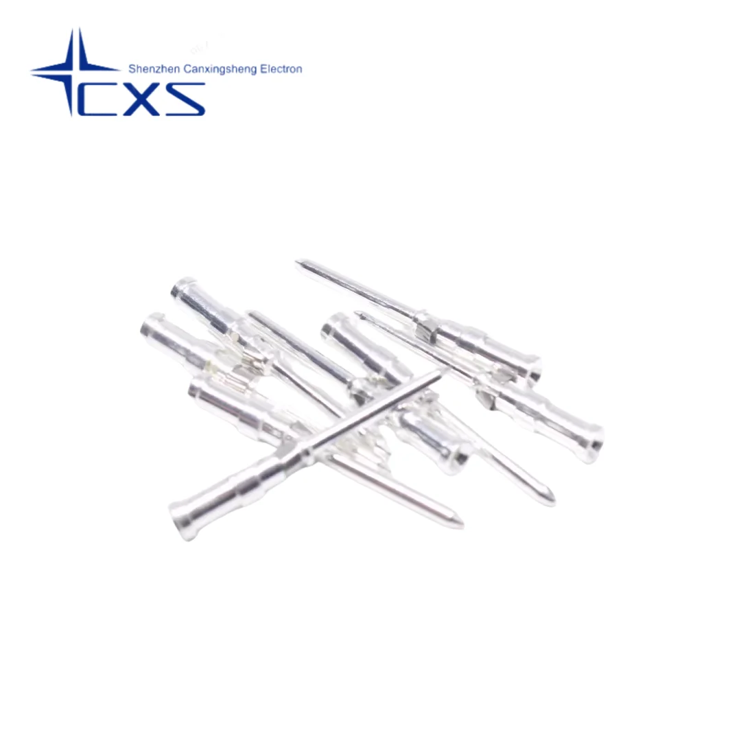 10pcs CDM-1.0 T2020001010-000 SIBAS TE silver-plated cold-pressed male pin