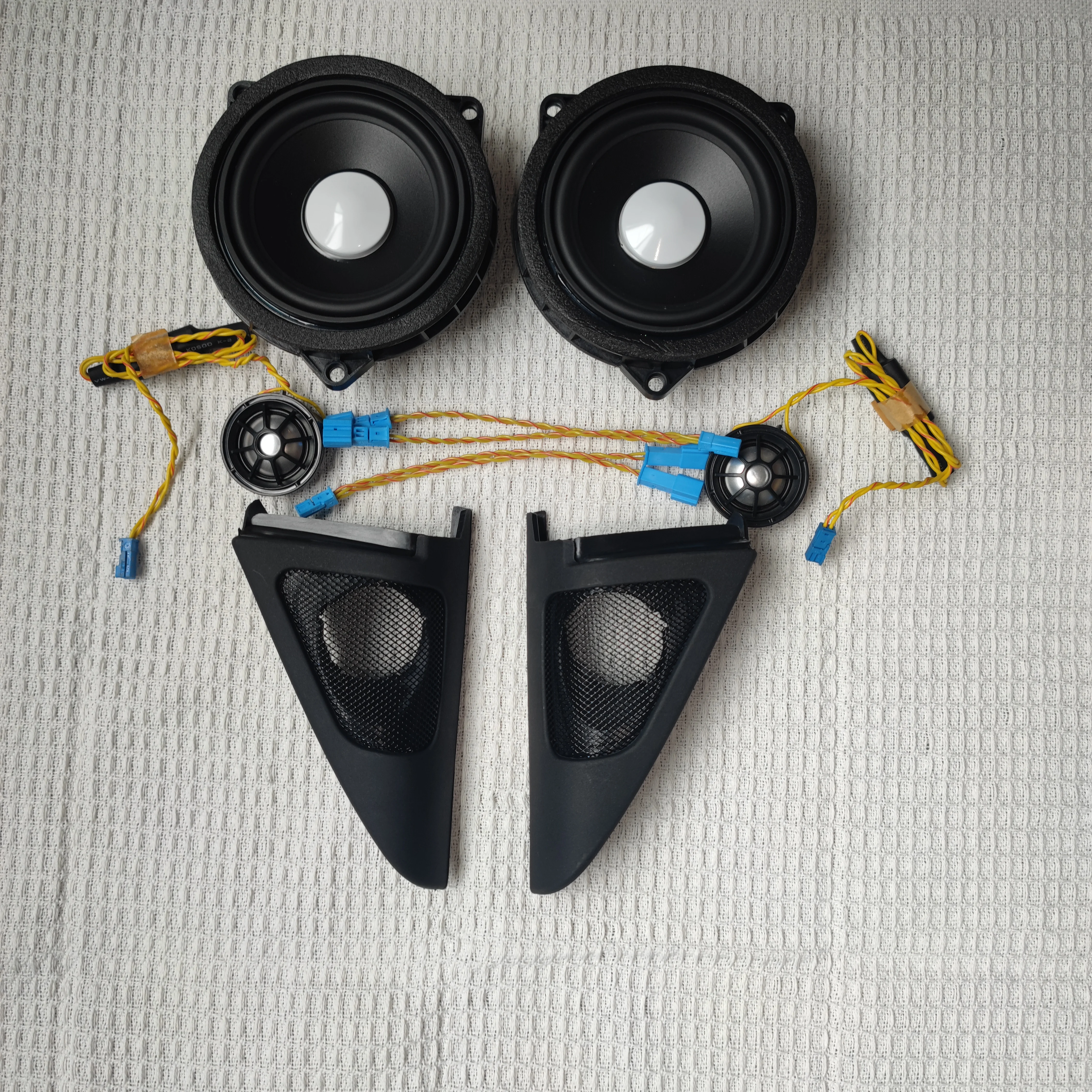 Car Front Door Speaker Horn Cover Set For BMW 3 Series E92 E93 Tweeter