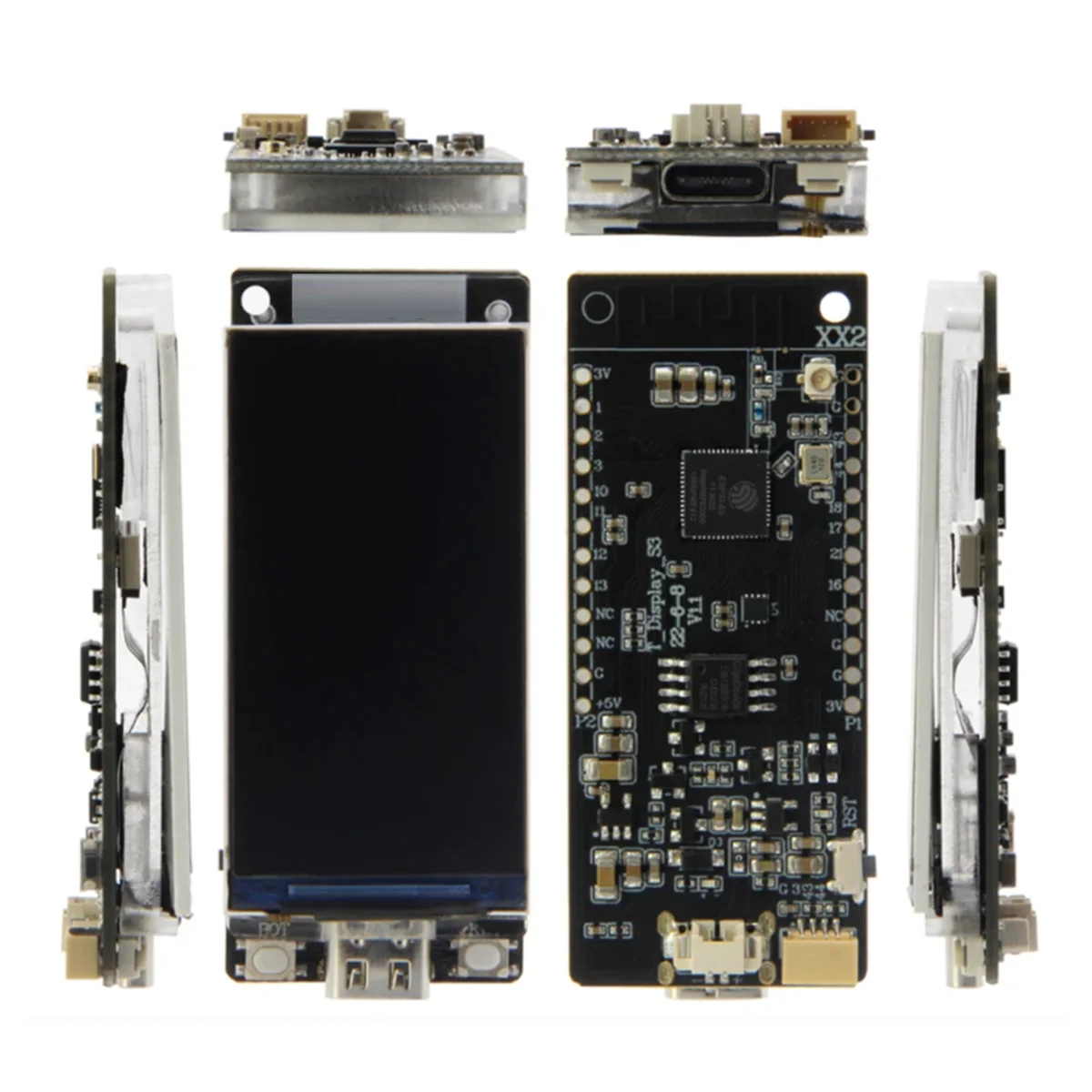 

T07C-ESP32-S3R8 T-Display-S3 Development Board 1.9 Inch LCD Display WIFI Bluetooth 5.0 170X320 Wireless Module(Weld)