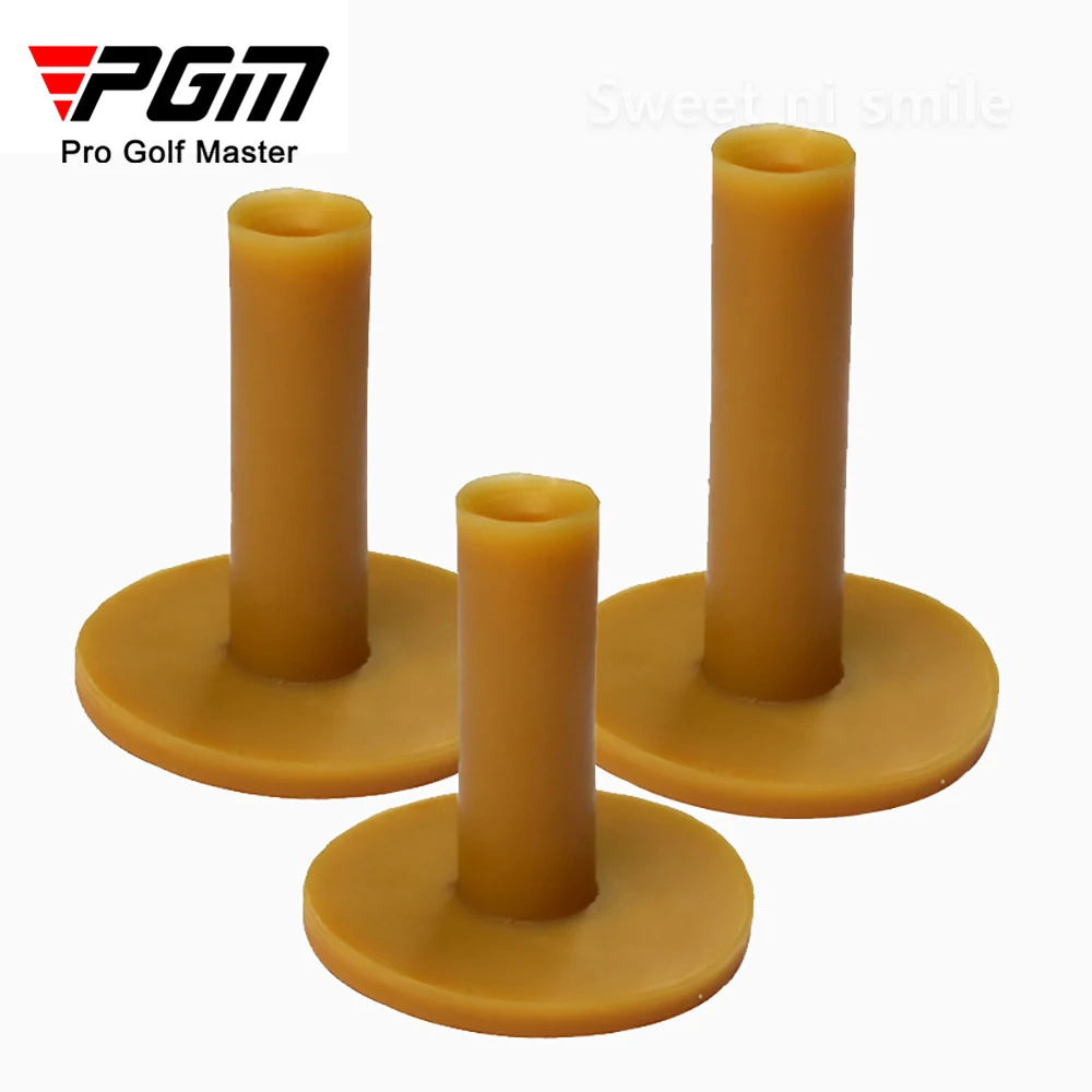 PGM 10pcs Rubber Golf Tee Holders for Indoor Outdoor Golf Driving Range 43mm 54mm 70mm 83mm Golf Ball Practice Accessorice QT001