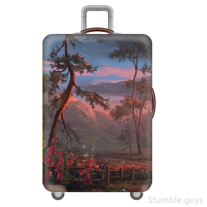 

Эластичный моющийся чехол для багажа, защитный, износостойкий, полезный аксессуар для путешествий, подходит для отдыха и поездок.