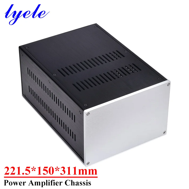 221.5*150*311mm All-aluminum Power Amplifier Chassis Multi-function Chassis Diy Audio Amplifier Case Shell