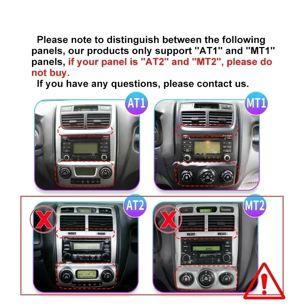 Android Auto Car Radio Player GPS for Kia Sportage 2 2004 2005 2006 2007-2010 4G NET GPS Navi DSP QLED Car Audio System Repair