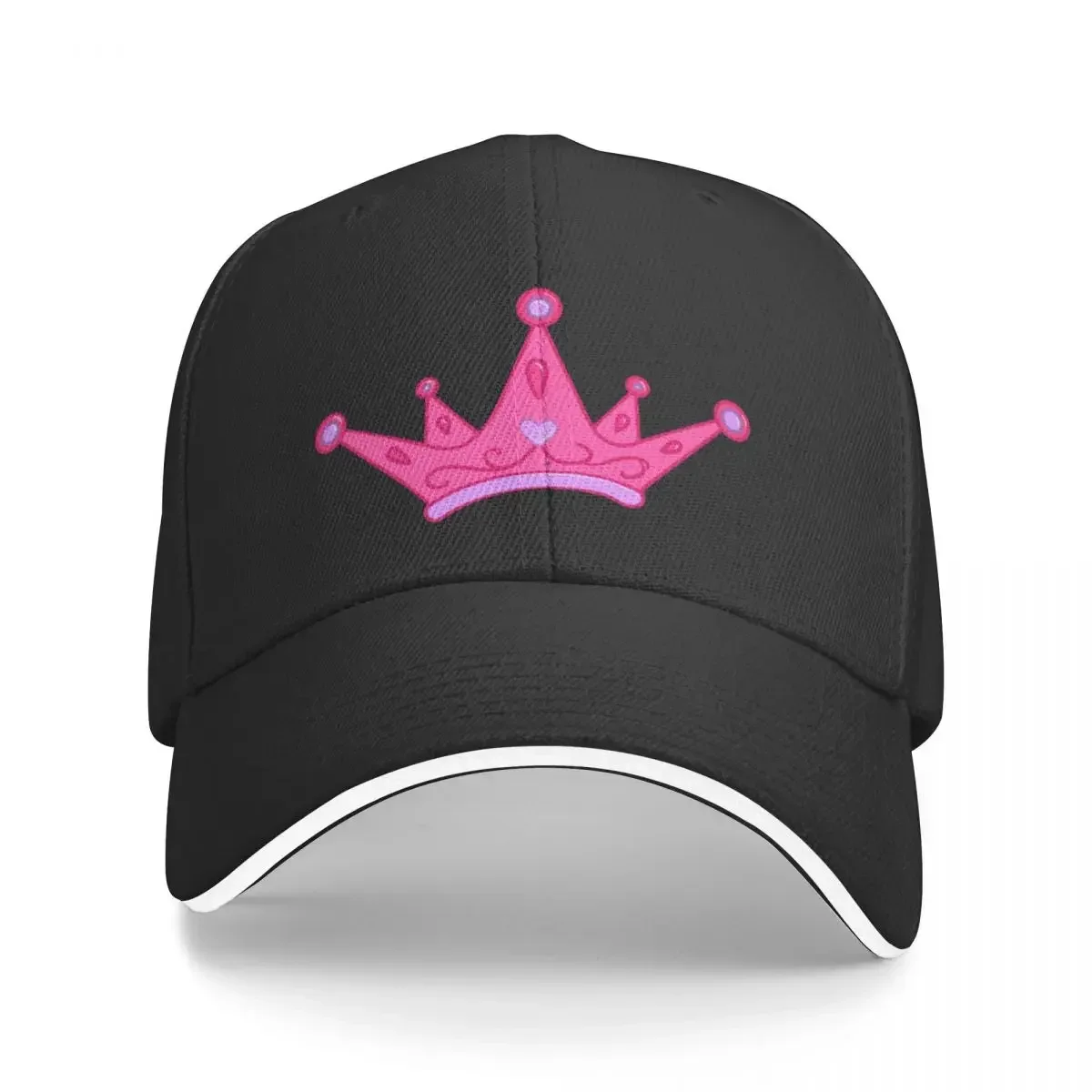 

Y2K Hot Pink Princess Tiara (purple) Baseball Cap Unique hats Male hat funny hat Caps Women Men's