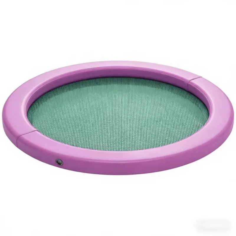 Inflatable floating dock platform water entertainment facilities provide protection for water fun!