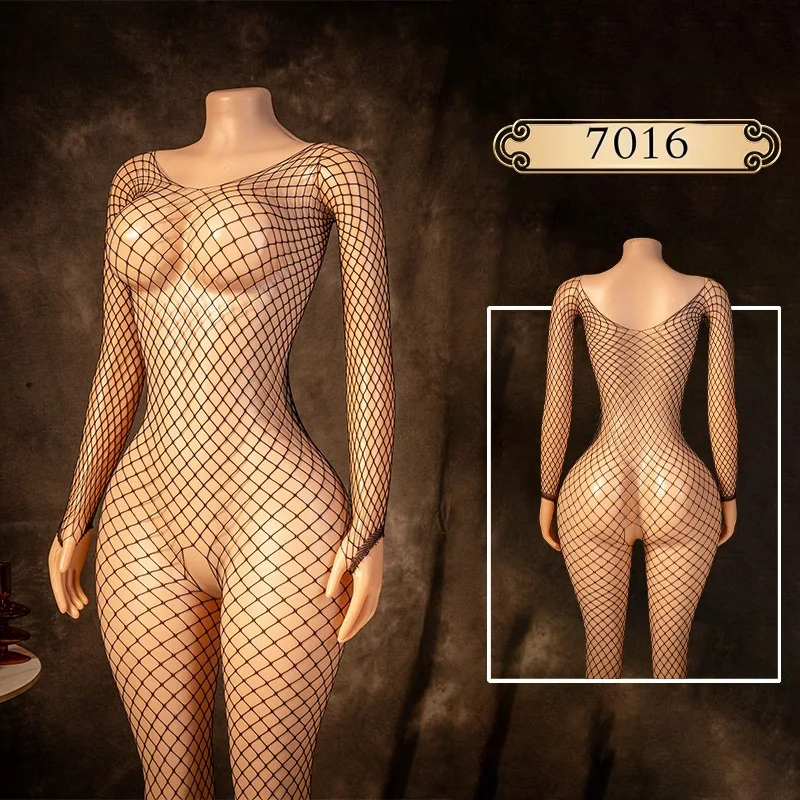 Lingerie Sexy Plus Size em Rede Colorida, Roupas de Festa, Brinquedos Sexuais, Bodysuits Femininos para o Natal e Dia dos Namorados