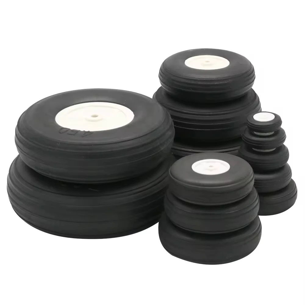 10pcs/lot High Elastic Rubber Wheel for Rc Fixed-Wing Airplane(Diameter 25/32/45/50/55/64/70/76MM ) Can for DIY Robot Tires