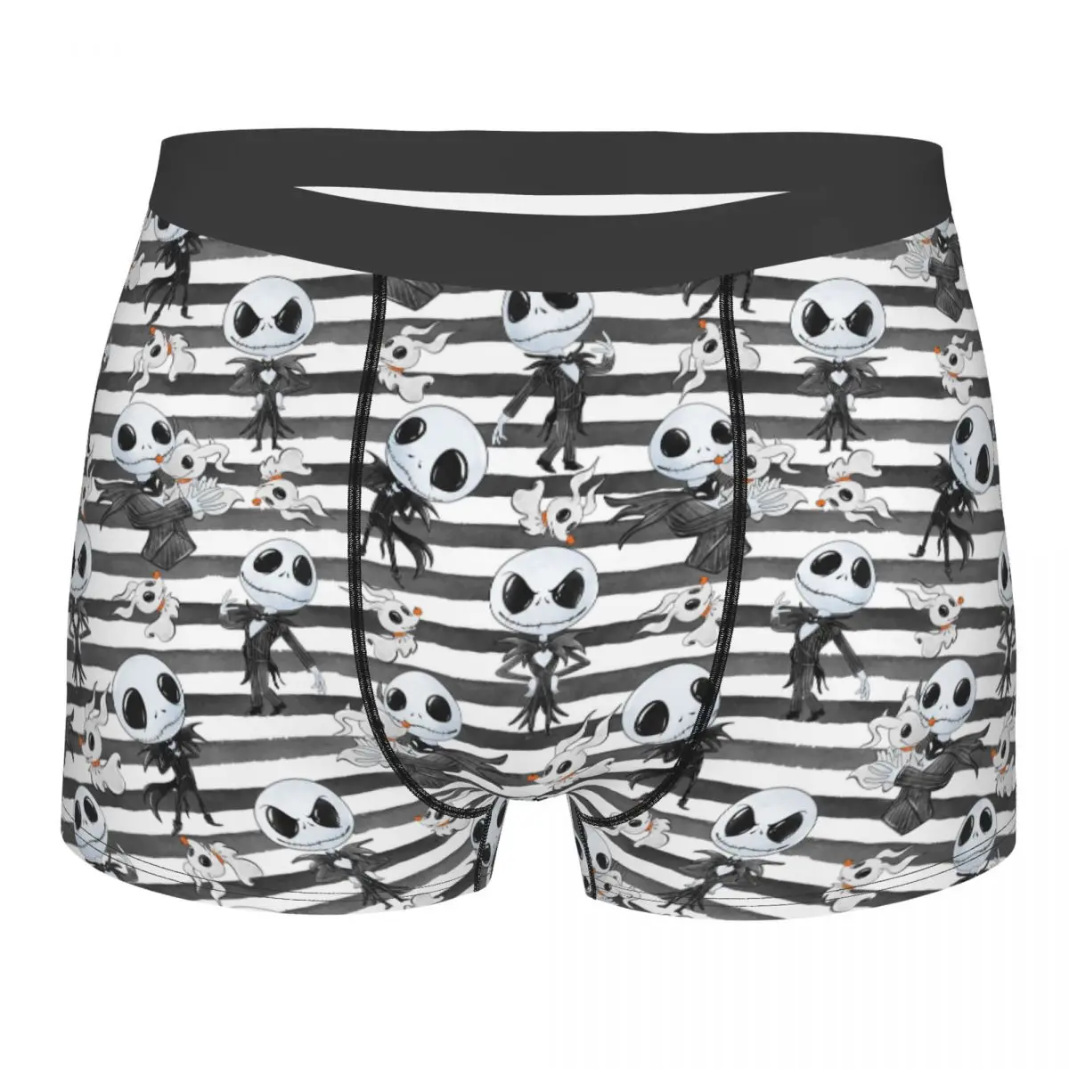 

Мужские боксеры Джека Скеллингтона на заказ, трусы «Кошмар перед Рождеством», нижнее белье, новинка, трусы