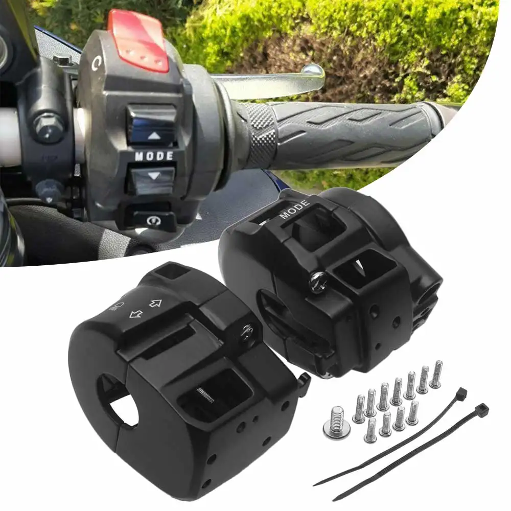 Motorcycle Parts Handlebar Control Switch Housing Cover Black  Aluminum For Suzuki GSX 1300R Hayabusa GSX-R 600 750 1000 2007-12
