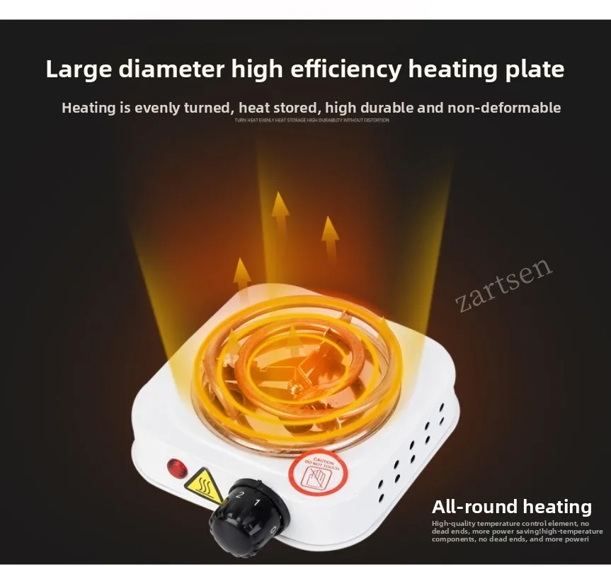 220V 500 ワット電気ストーブホットプレート鉄バーナー家庭用キッチン炊飯器コーヒーヒーター家庭用調理家電 EU プラグ